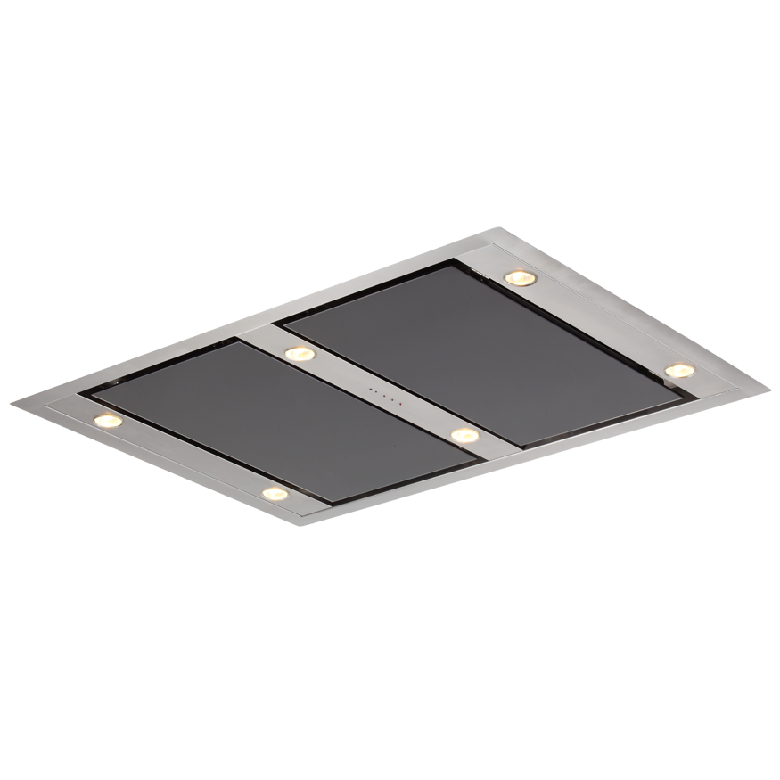 Schweigen Cassette Glass 120cm Silent Ceiling Rangehood