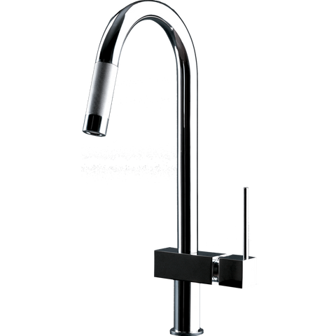 Gessi Quadro Hi-Tech Pull-out Spray Mixer