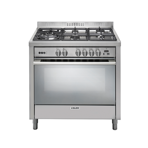 Glem 90cm Freestanding Fan Assisted Gas Oven/Stove