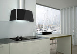 Klasse Regatta 90cm Black Designer Silent Wall Rangehood