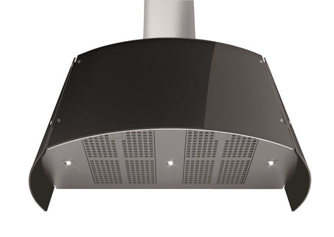 Klasse Regatta 90cm Black Designer Silent Wall Rangehood