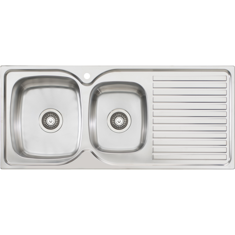 Oliveri Endeavour 1 & 3/4 Bowl Sink With Drainer