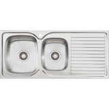 Oliveri Endeavour 1 & 3/4 Bowl Sink With Drainer