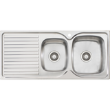 Oliveri Endeavour 1 & 3/4 Bowl Sink With Drainer