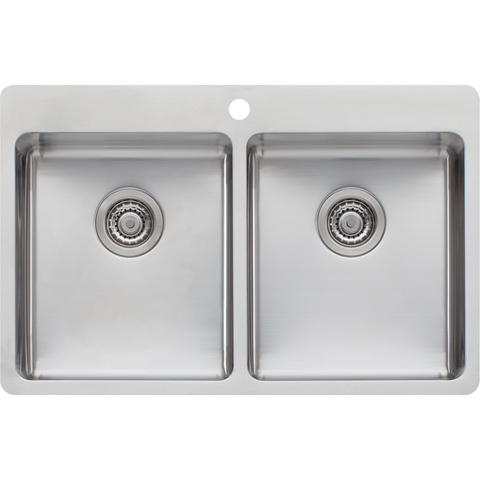 Oliveri Sonetto Double Bowl Topmount Sink