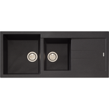 Oliveri Santorini 1 & 3/4 Bowl Topmount Sink With Drainer