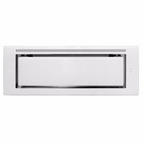 Klasse Glass 90cm Silent Undermount Rangehood